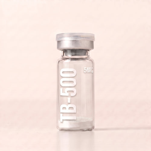 AURELIA TB-500 5mg lyophilised research peptide vial, 99% purity, research use only